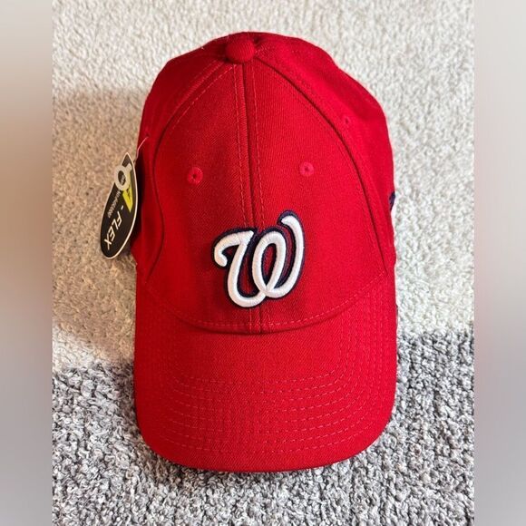 Washington Nationals Hat New era Cap Wool Blend Stretch Flex Sz Small/ Medium - Picture 2 of 11